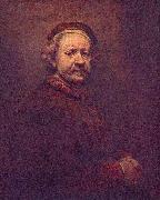 REMBRANDT Harmenszoon van Rijn Dated 1669, the year he died, though he looks much older in other portraits. National Gallery Germany oil painting artist